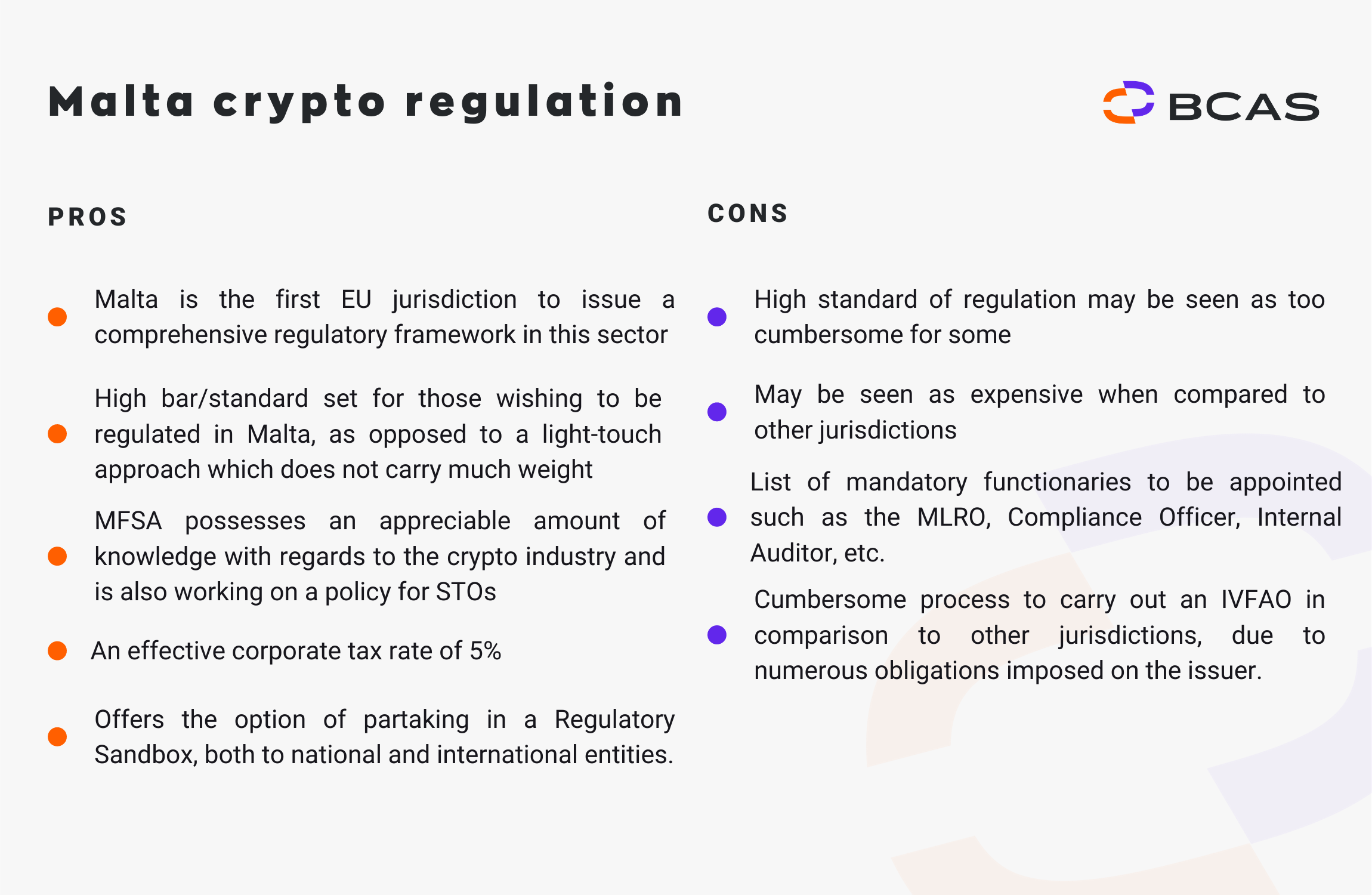 Malta crypto regulation